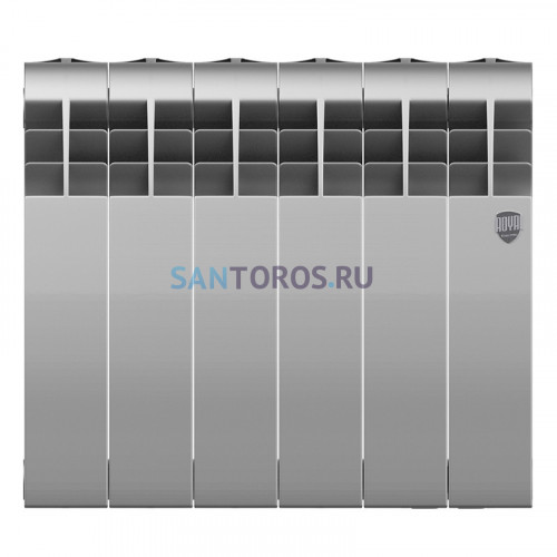 Радиатор Royal Thermo 350 х 6 секций BiLiner Silver Satin биметаллический секционный НС-1197129